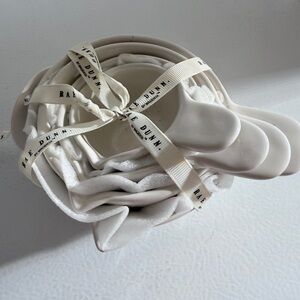 Rae Dunn Cream Ceramic measuring cups